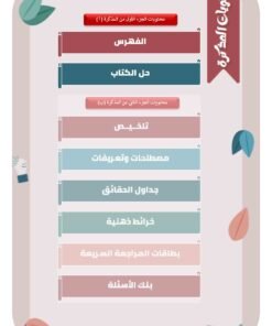 Alternative view of مذكرة العلوم الصف السابع  الفصل الاول الجزء (أ)
