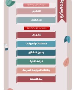 Alternative view of مذكرة العلوم الصف السابع  الفصل الاول الجزء (ب)